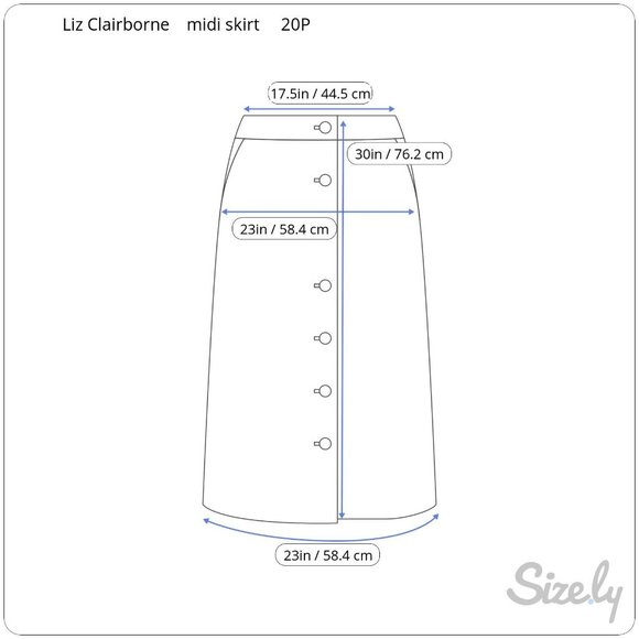Liz Claiborne 100% cotton retro plaid elastic waist w/pockets midi skirt sz 20P - Picture 10 of 10